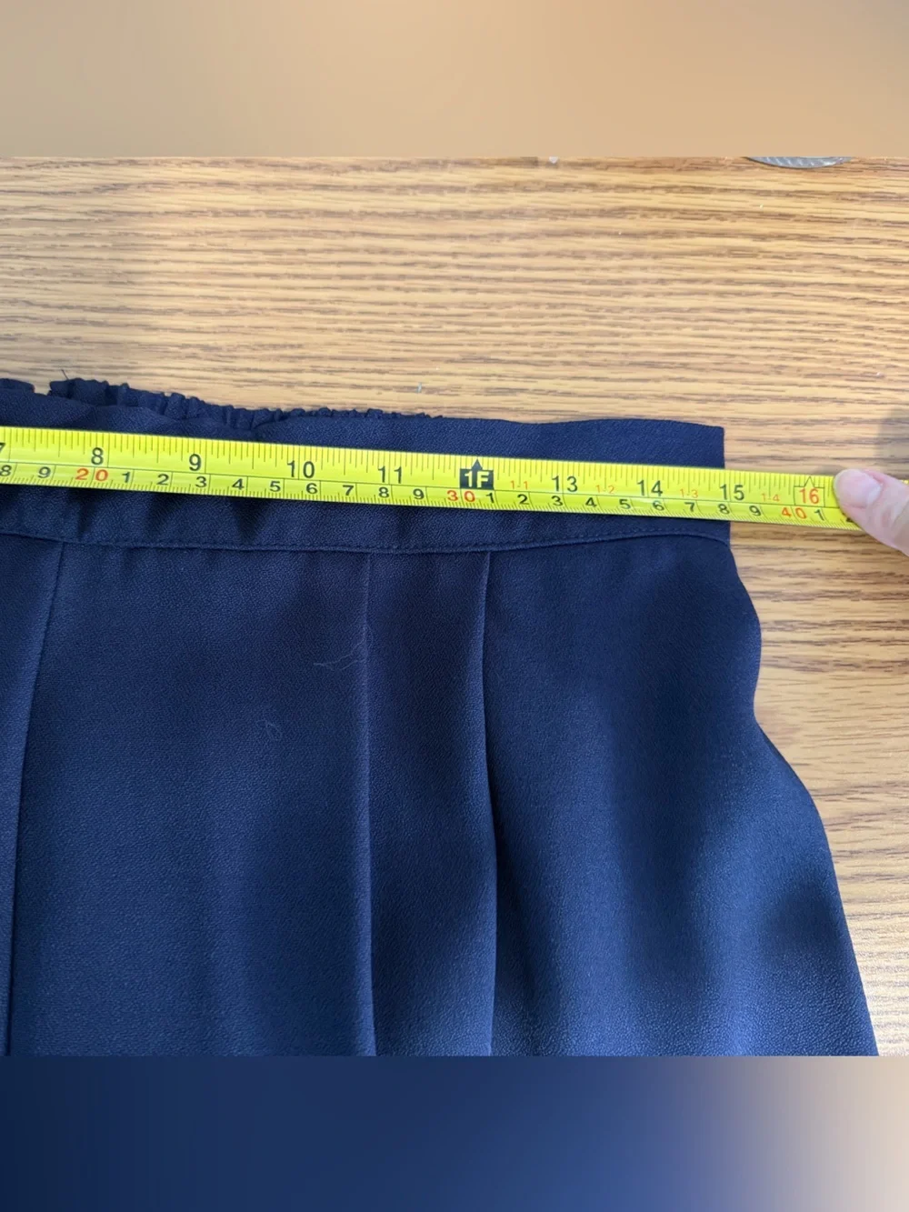 Career Pant Set -Sleeveless White & Navy, Gold Buttons -Matching Navy Pants NWT